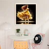 (Stamped/Counted) Ballerina Belle Silhouette-11CT Cross Stitch 40*40cm