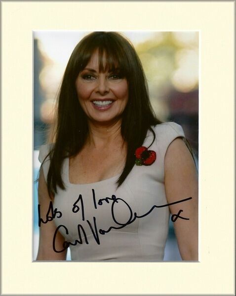 CAROL VORDERMAN SEXY PP 8x10 MOUNTED SIGNED AUTOGRAPH Photo Poster painting