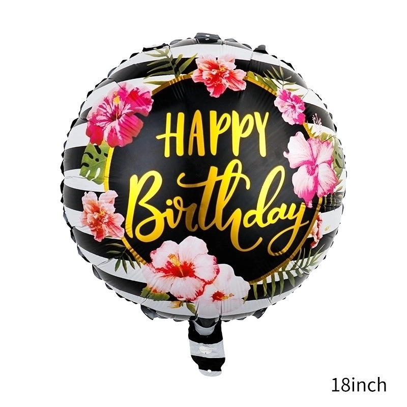 50 Pieces Birthday Letter Aluminum Film Party Balloons 1 Piece