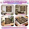 Partial Drill 5D Diamond Painting Kit Skull Abstract 30x30cm(Golden Skull)