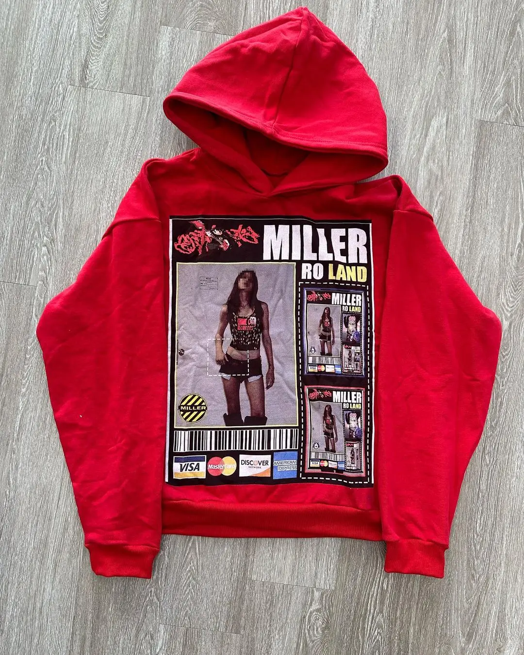 Parigaminghub 2024 New Hoodie Y2K Super Sweatshirt Personalized Pattern Print Gothic Street Hoodie Female Couple Sweatshirt Top ins