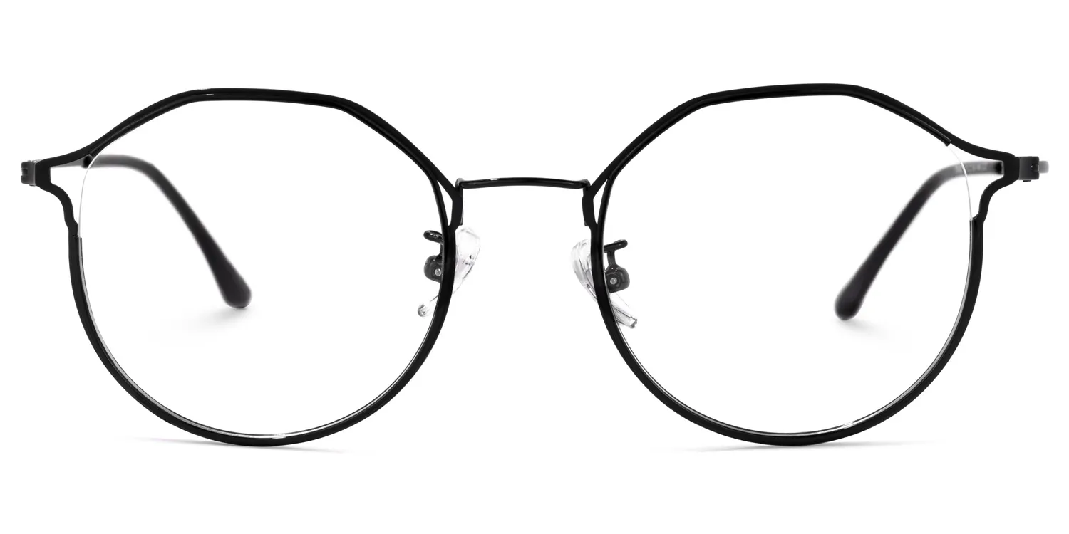 Gali Schwarz Geometrisch Brille Schwarz