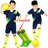 2023 Kids Football Uniforms Boys Girl Soccer Sports Uniform Custom Boys Football Jersey tracksuit children's football suit Socks