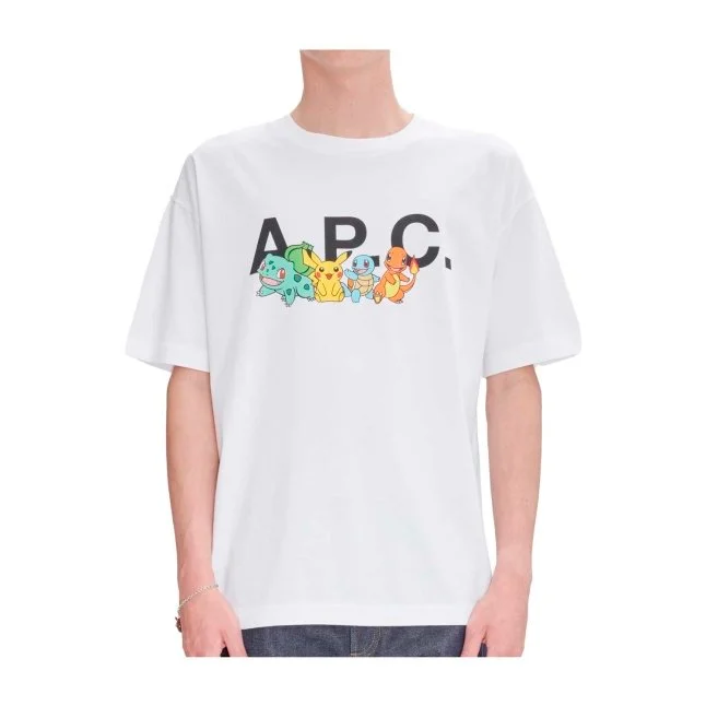 Pokémon × A.P.C.: White The Crew T-Shirt - Men
