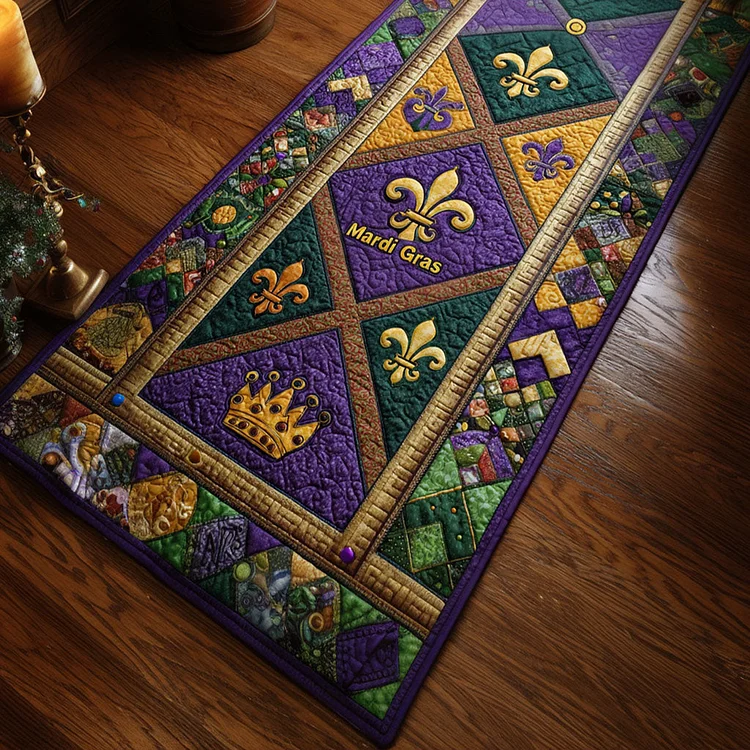 Festive Harlequin Runner Carpet NCU0NT11969