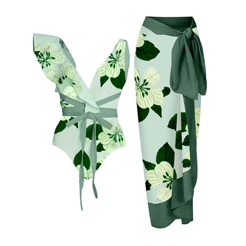 Uveng Uveng One-Piece Bikini Suit Women's Bikini Three-Piece Set