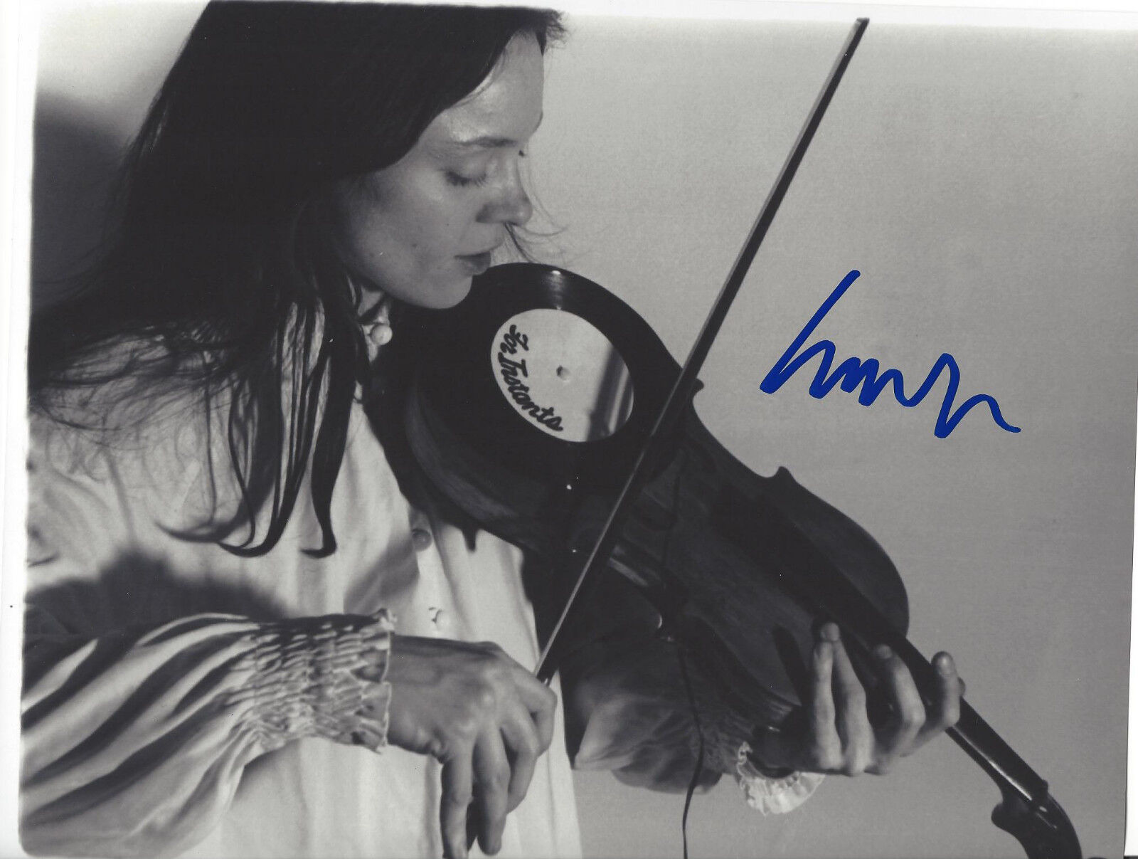 LAURIE ANDERSON SIGNED AUTHENTIC 8X10 Photo Poster painting w/COA LOU REED HEART OF A DOG SINGER