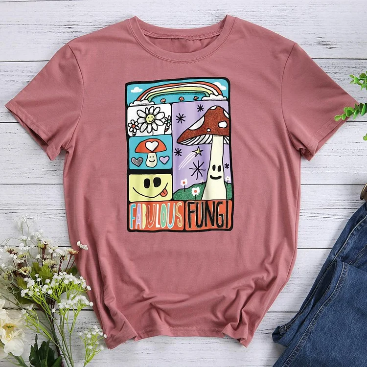 Fabulous Fungi Round Neck T-shirt