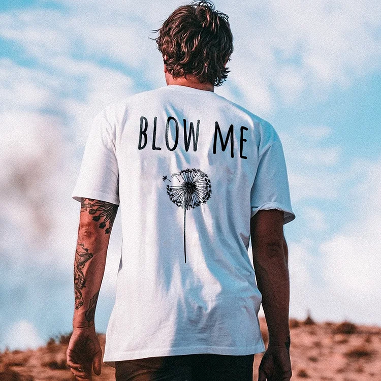 Blow Me Print Men's T-shirt