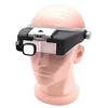 Hands Free Magnifier Adjustable Headband Lluminated Magnifier for Reading Repair