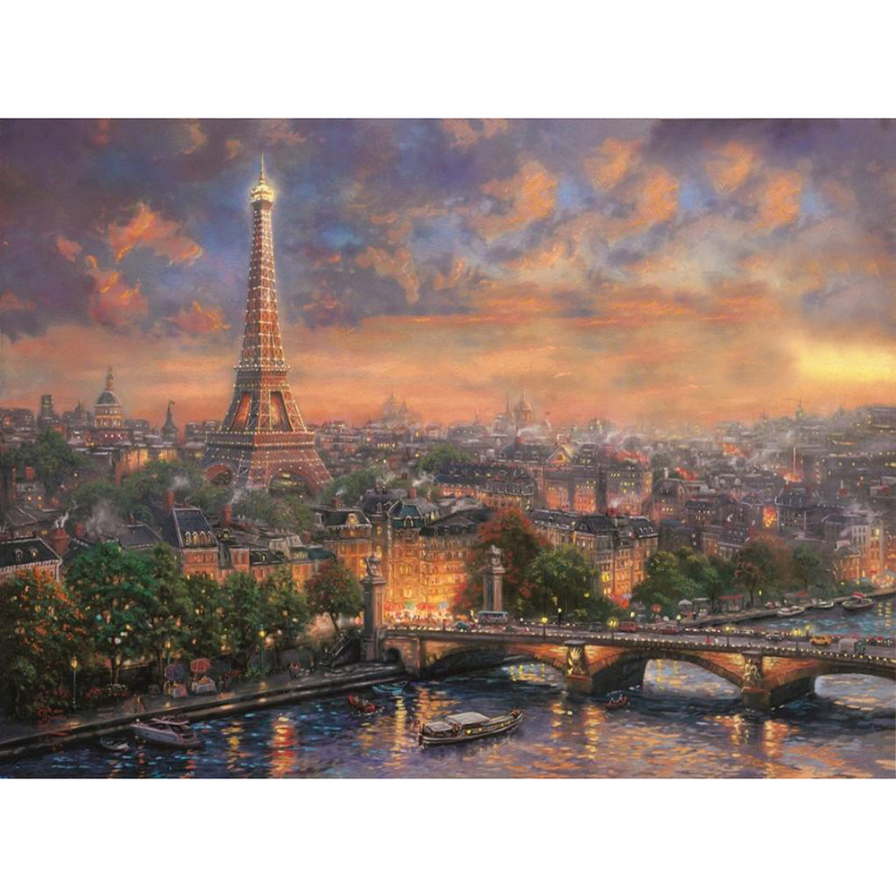

Eiffel Tower - Round Drill Diamond Painting - 40*30CM, 501 Original