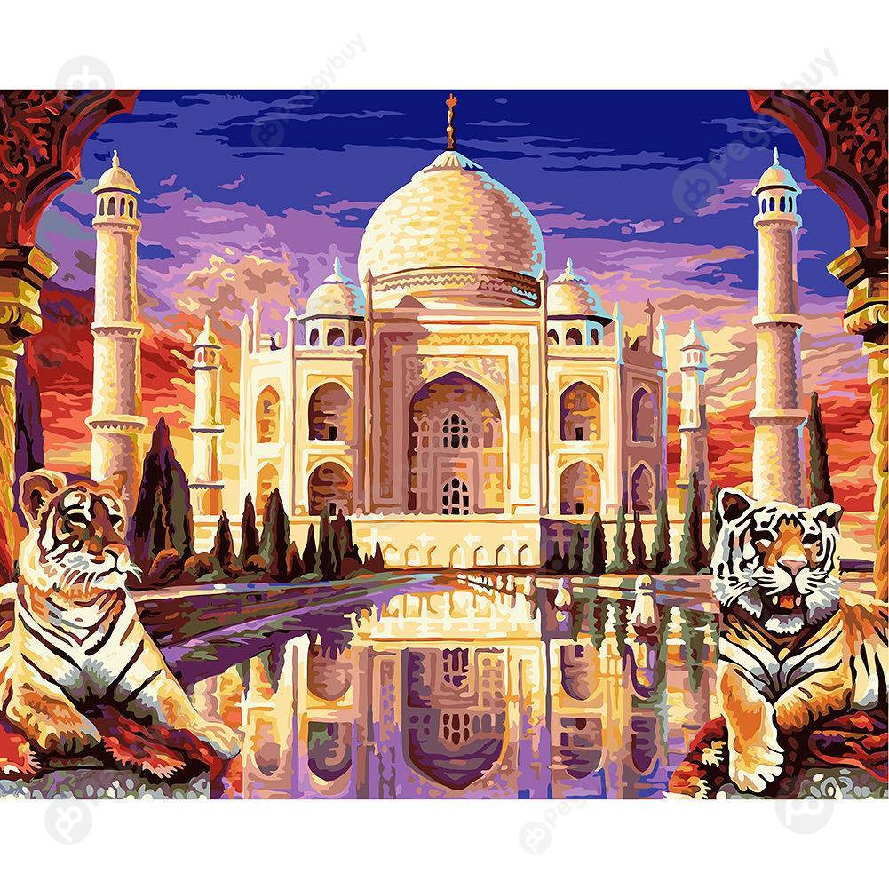 

40*50CM Paint By Numbers-Castle, 501 Original
