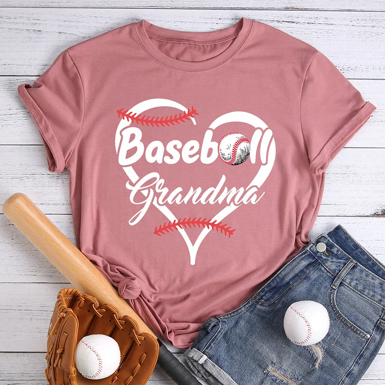 Baseball grandma T-shirt Tee -013443