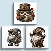 (Multi-Style) Steampunk Gnome Envelope-11CT Stamped Cross Stitch 50*50cm/19.69*19.69in