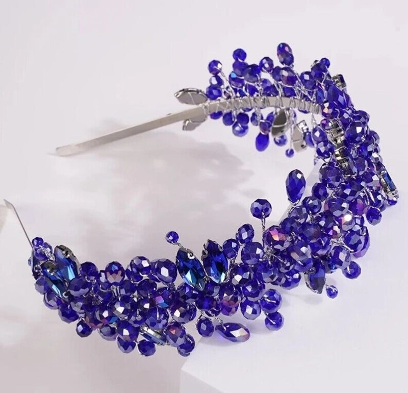 Women’s Elegant Streetwear Geometric Crystal Hair Band