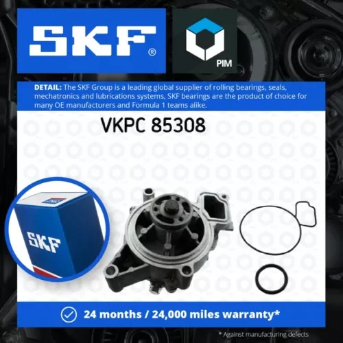 Water Pump, engine cooling fits FIAT CROMA 194 2.2 05 to 10 194A1.000 SKF New Parts