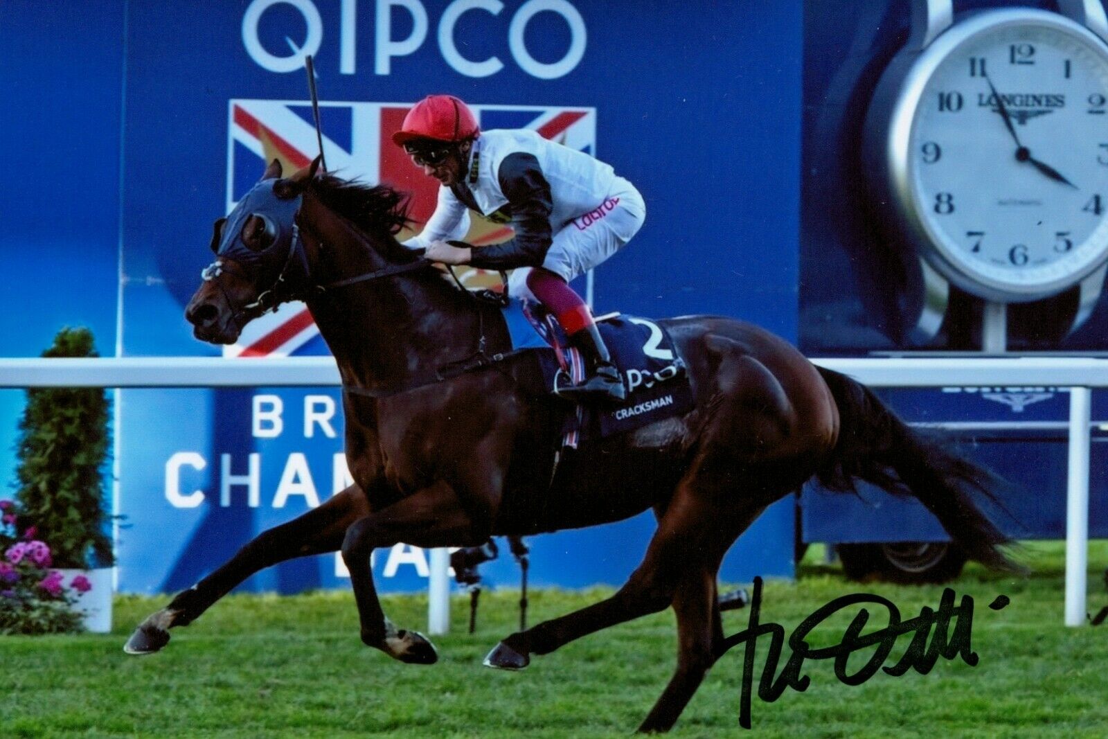 Frankie Dettori Signed 6x4 Photo Poster painting Horse Racing Legend Autograph Memorabilia + COA