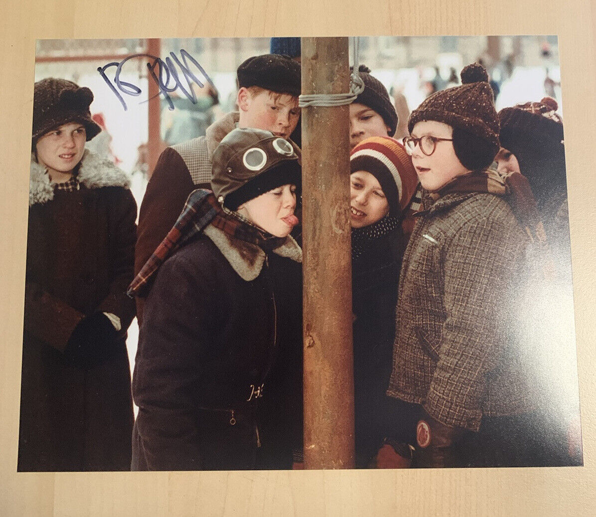 RD ROBB HAND SIGNED 8x10 Photo Poster painting ACTOR AUTOGRAPHED A CHRISTMAS STORY SCHWARTZ COA