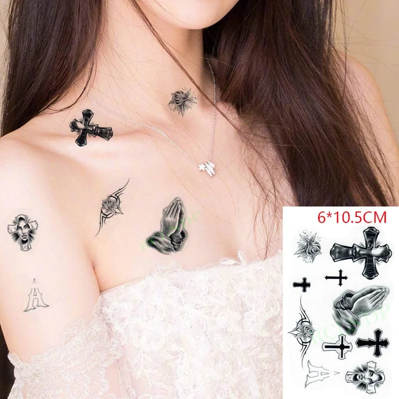Waterproof Temporary Tattoo Sticker Marine Pirate Anchor Fake Tatto Flash Tatoo Tatouage Wrist Foot Hand Arm For Girl Women Men