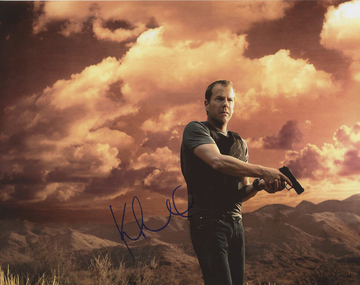 KIEFER SUTHERLAND signed autographed 24 JACK BAUER 11x14 Photo Poster painting