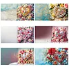 6pcs Diamond Painting Dreamy Heart Greeting Card Kits with Envelopes for Family Friend Gifts