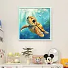 Sea Turtles-11CT Stamped Cross Stitch 40*40cm/15.75*15.75in tapestrymarket