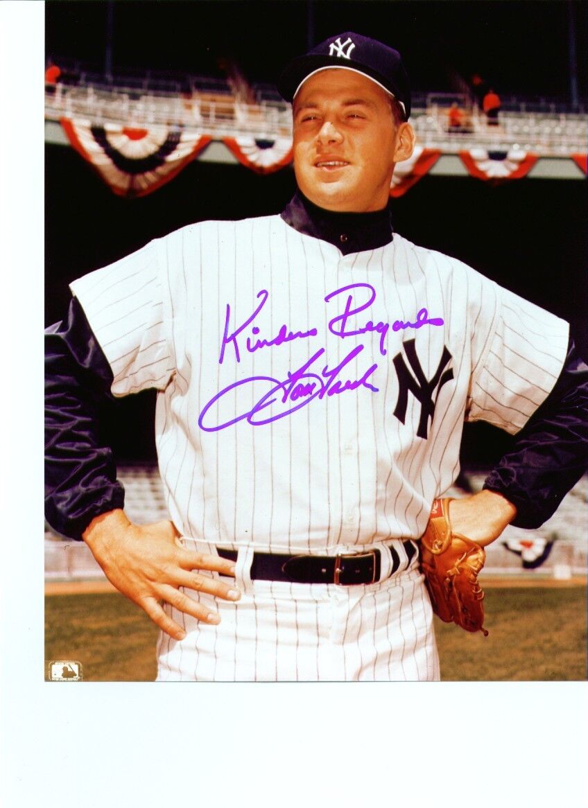 Signed/Autograph Tom Tresh Yankees Autographed 8x10