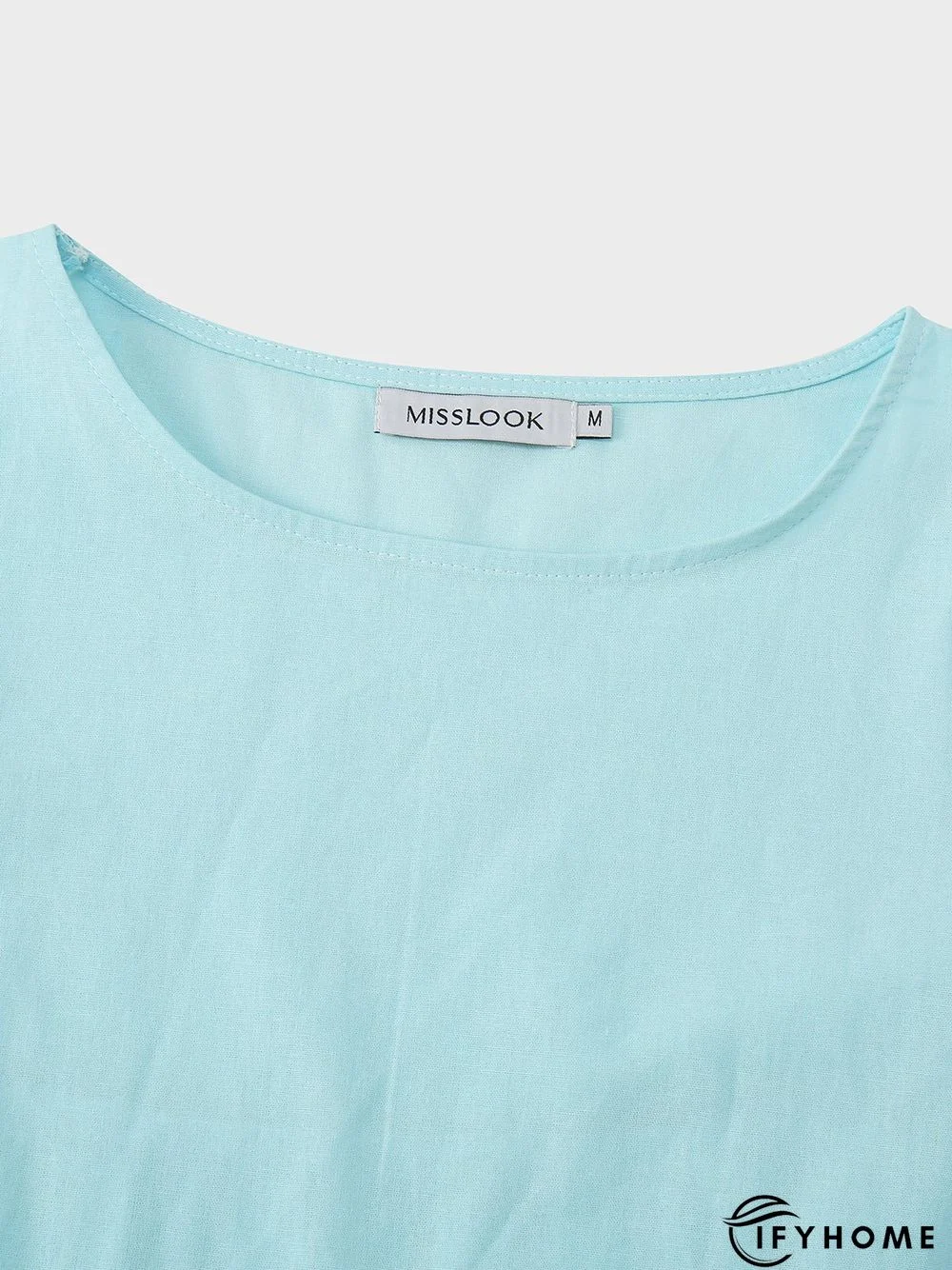 Women Casual 3/4 Sleeve Loose Top Blouse Shirt | IFYHOME