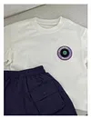 Goodbite &middot; Children's clothing expression movable emotion flash display integrated chip dinosaur round neck short-sleeved T-shirt