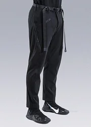 ★DXOH★BEAR EMBROIDER PANTS [DARK BLUE]★正規品/直送料込 Darted trousers with boxer waist - PULL&BEAR