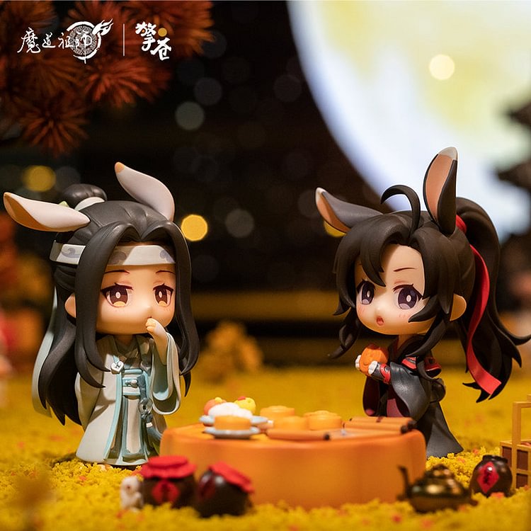 Mo Dao Zu Shi Qing Cang ''Cassia on the Moon'' Chibi Figure Wei Wuxian and Lan Wangji