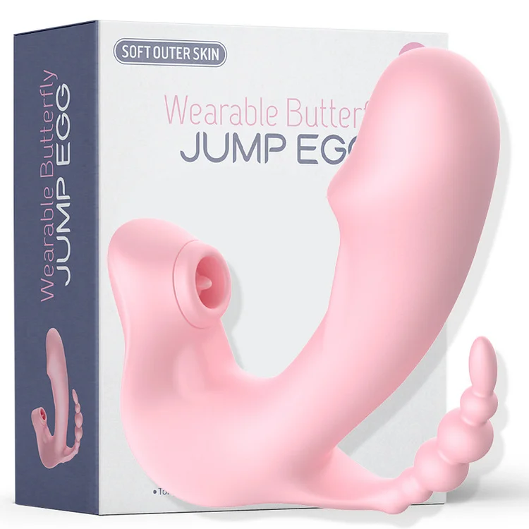 3 In 1 Clitoris Sucking Rotating Beads Dildo Wireless Remote Control Vibrator For Women