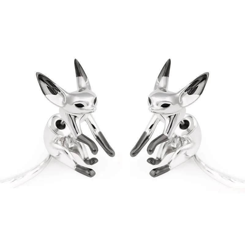 'WAGGING-TAIL' FOX EARRINGS