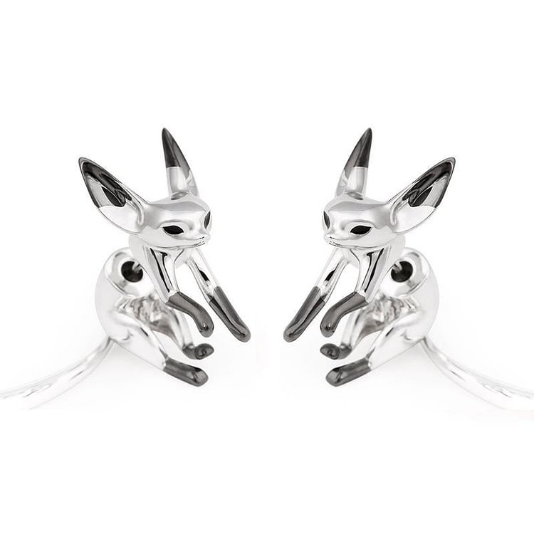 'Wagging-tail' Fox Earrings