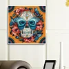 Diamond Painting-DIY Full Round Drill Flower Skull