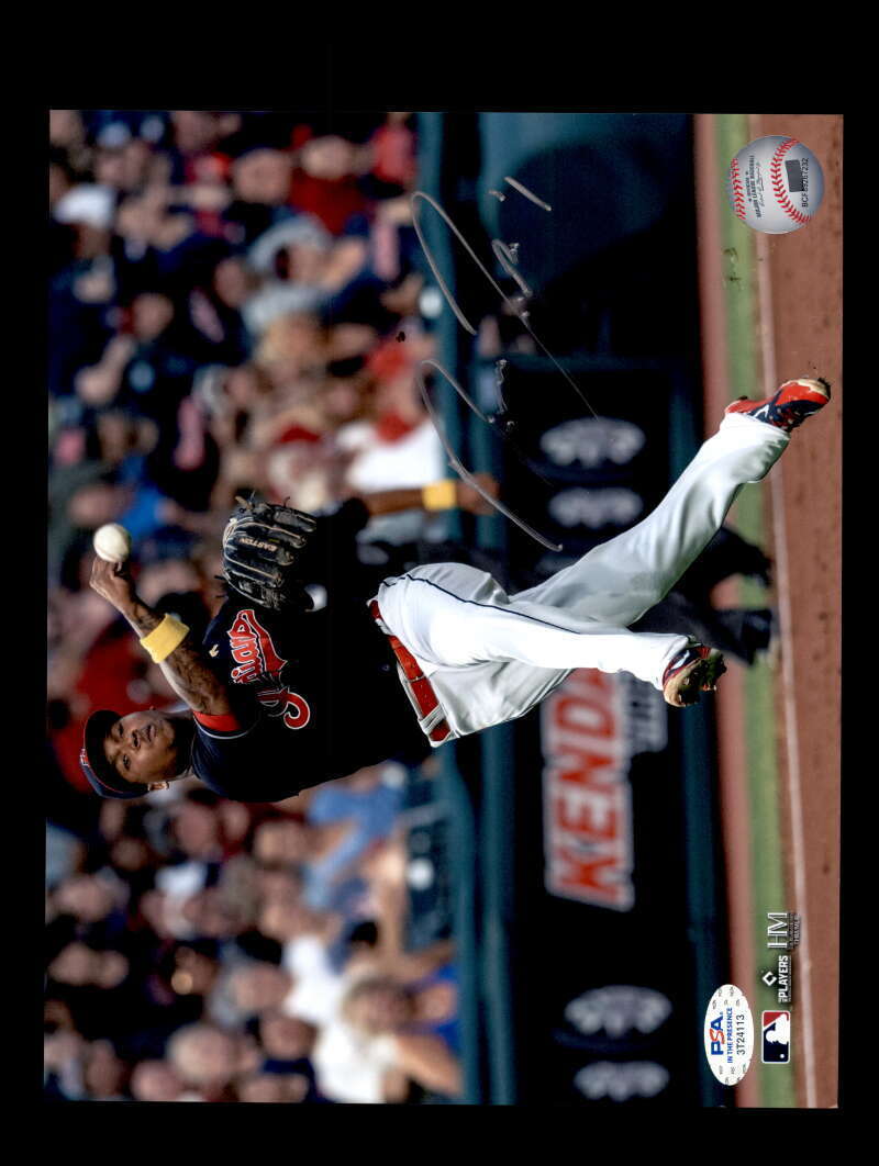 Jose Ramirez PSA DNA Coa Signed 8x10 Photo Poster painting Indians Autograph