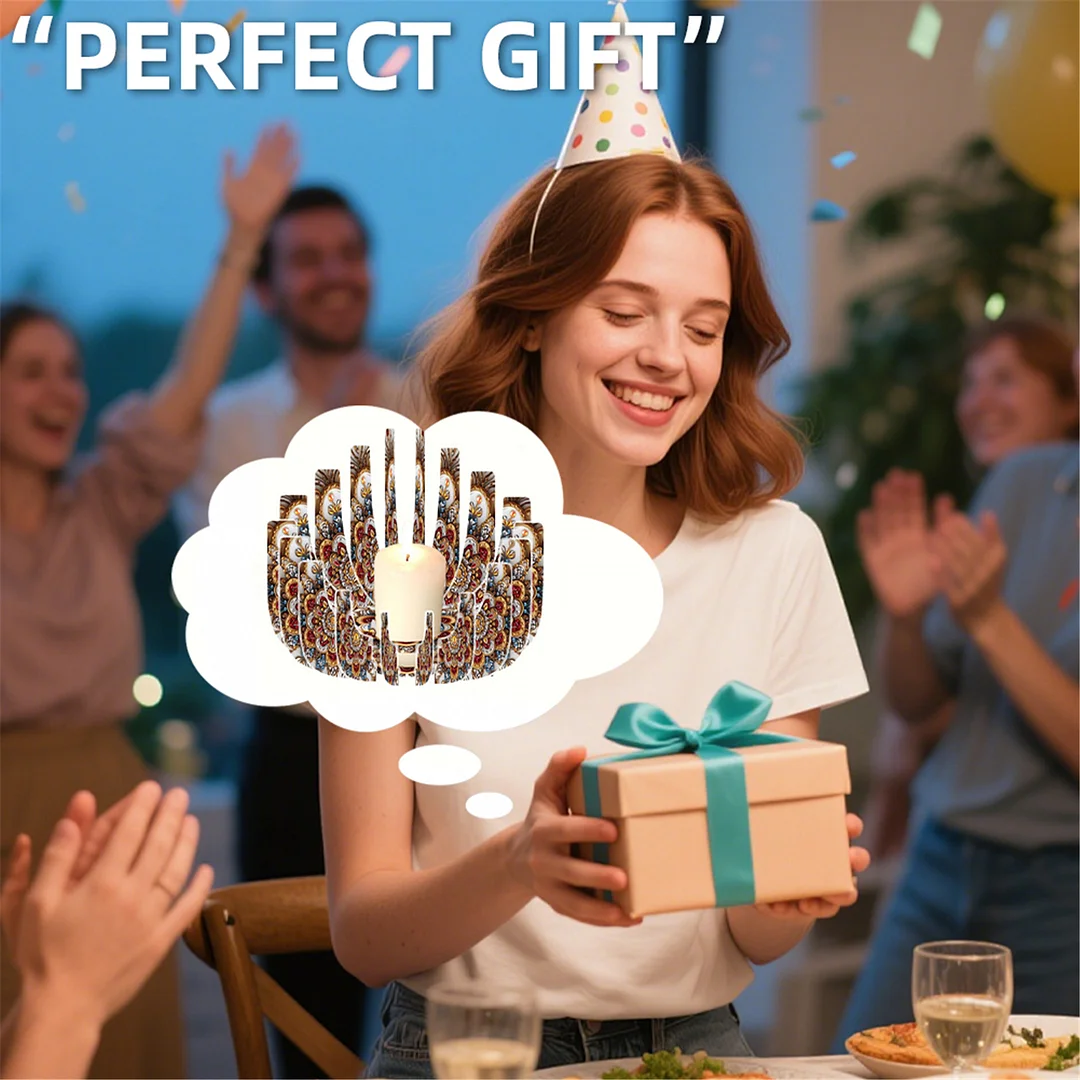 DIY Diamond Art Painting Kits of Candle Holder for Aromatherapy & Home Decor