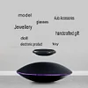 Maglev display stand with load capacity 300G, suspension height 25mm, black flying saucer display stand