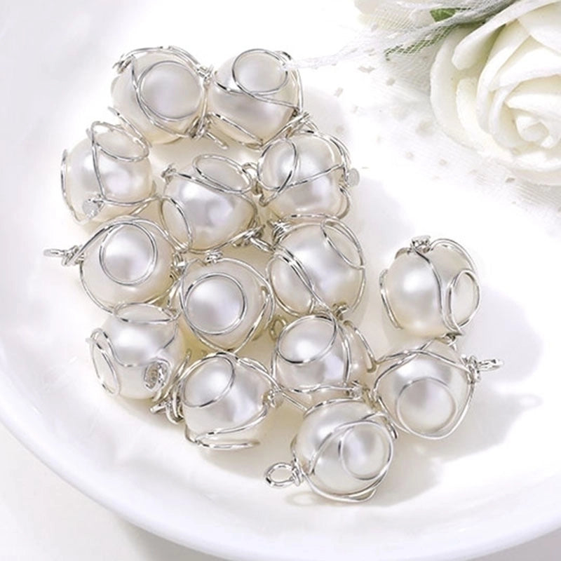 1 Piece Minimalist Water Droplets Copper Plating Inlay Pendant Jewelry Accessories