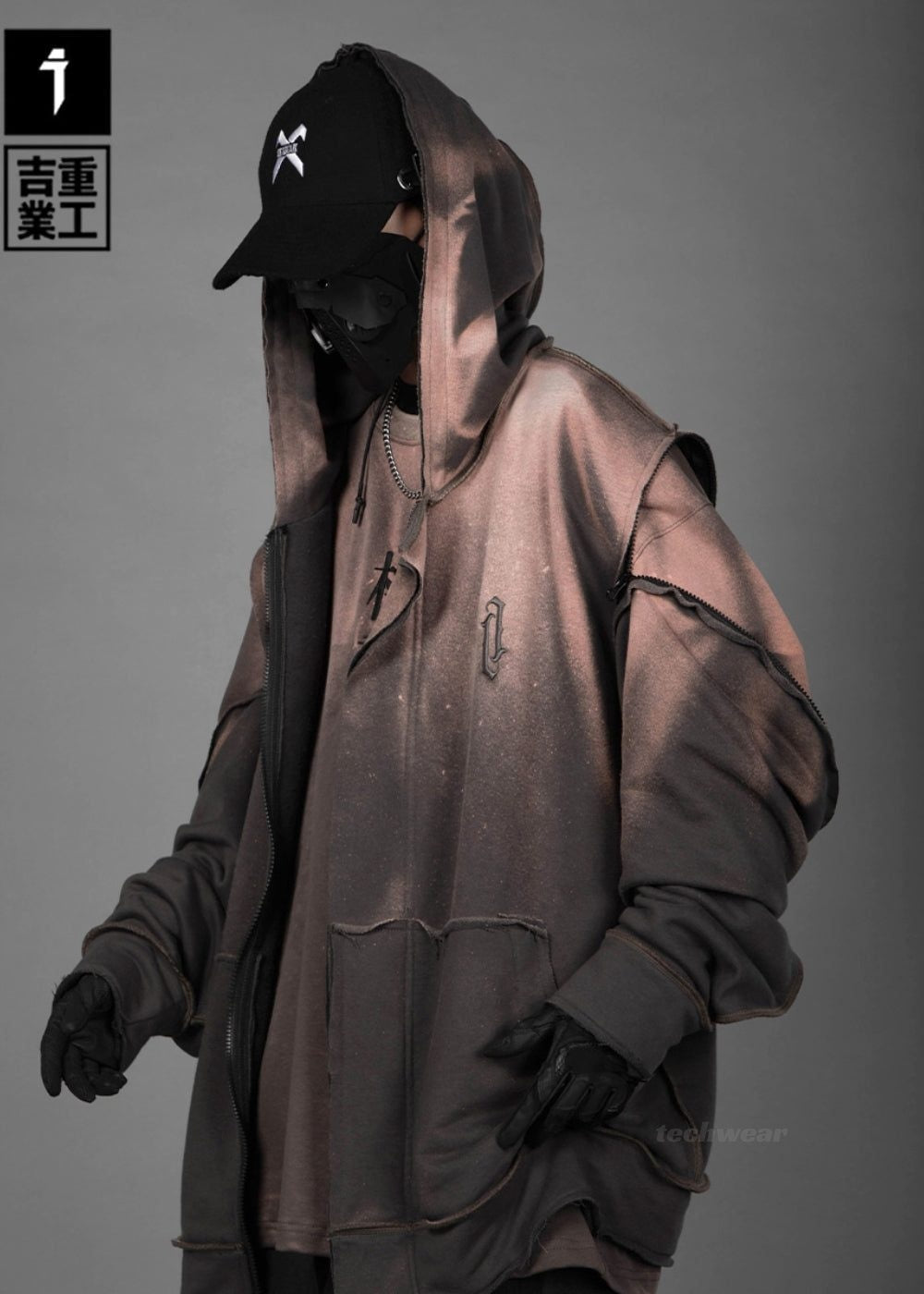 Cardigan Hoodies JIYE HEAVY INDUSTRY techwear-x