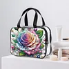 DIY Diamond Art Rhinestone Makeup Bag Crystal Transparent PVC Storage Pack Gift