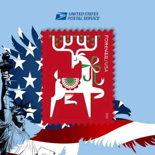 USPS® First-Class Holiday FOREVER® Stamps, 100 ct