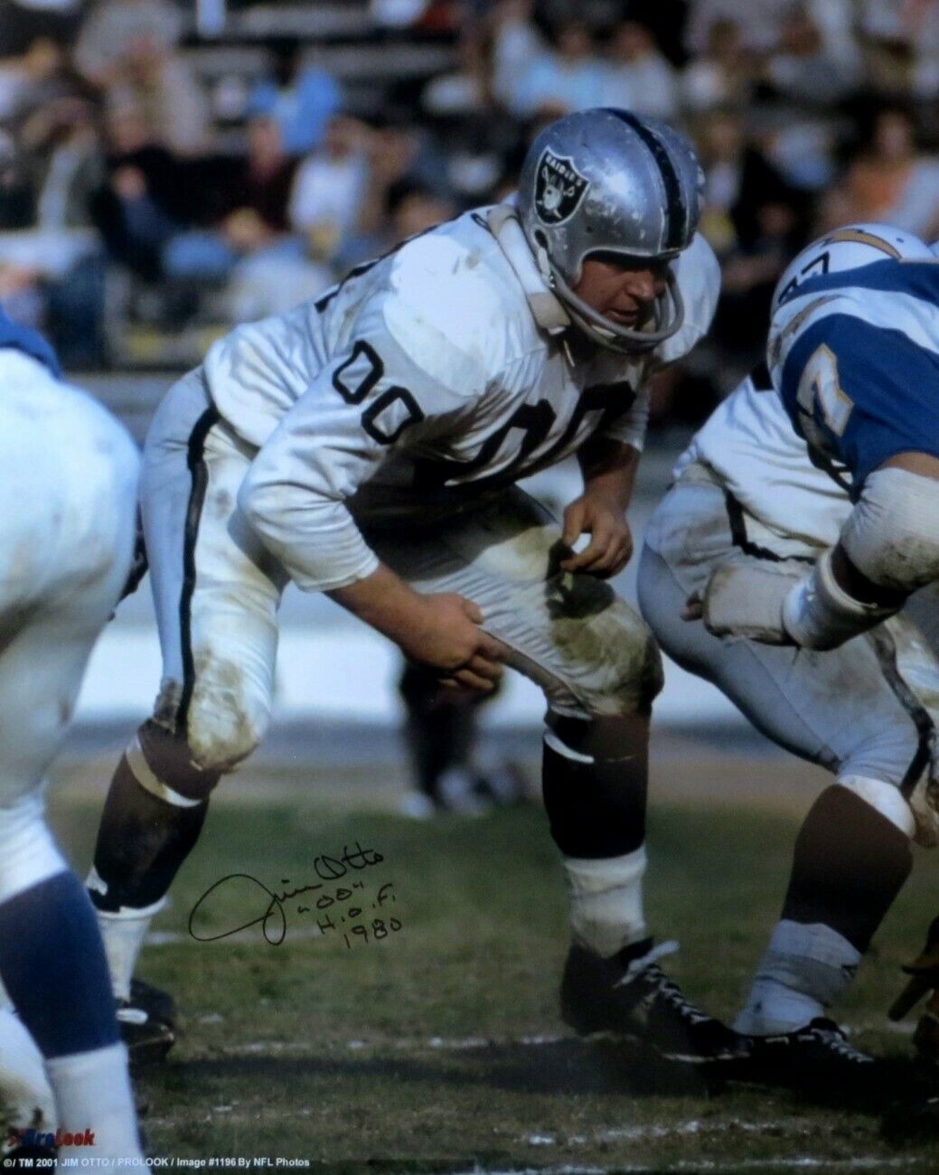 Jim Otto Signed Autographed 16X20 Photo Poster painting Oakland Raiders 00