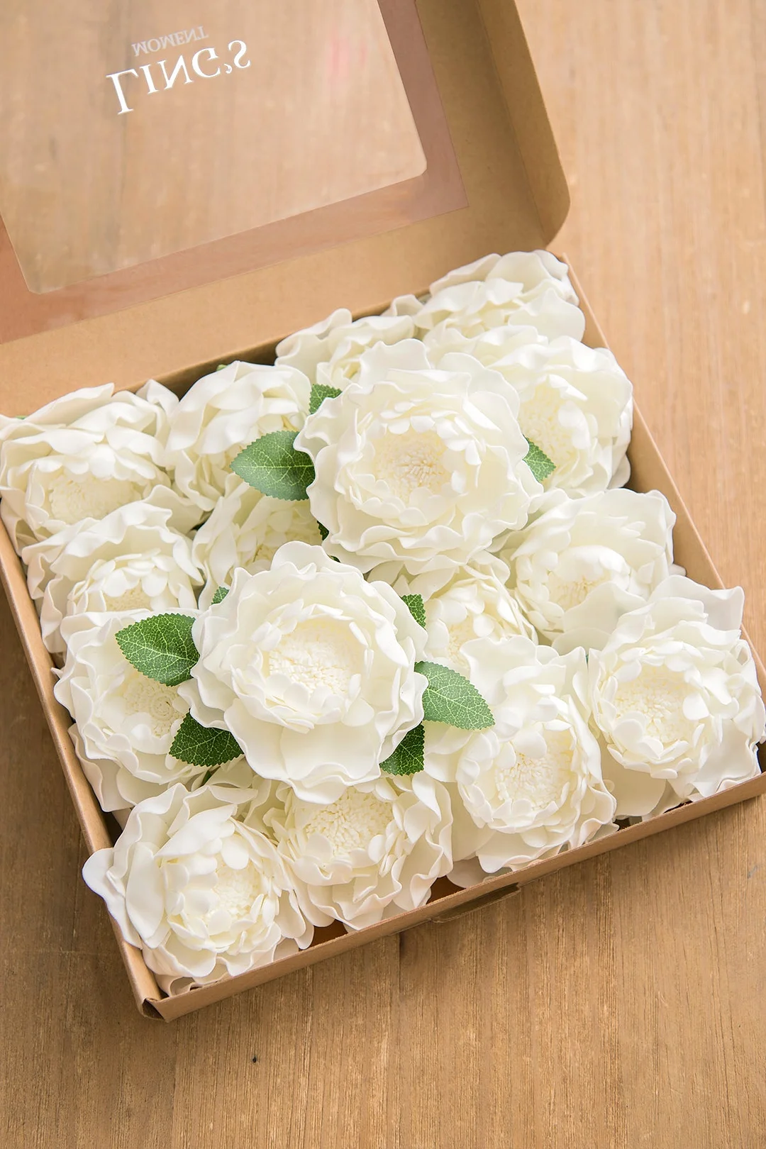 4" Foam Blooming Peony with Stem - 8 Colors