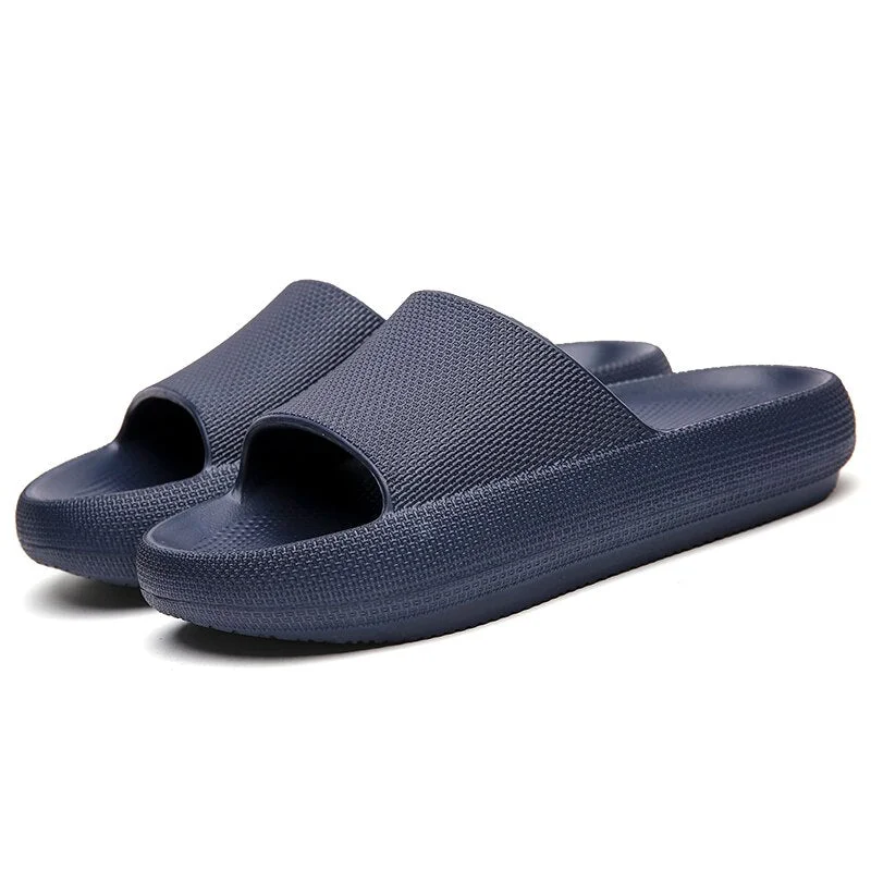 Men Thick-soled Slippers EVA Soft-soled Comfortable Sandals Casual Men 's Indoor Bathroom Non-slip Shoes 2021 Summer Trend Beach