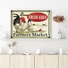 Diamond Painting -DIY Round Drill Retro Chicken Poster(50x40cm)