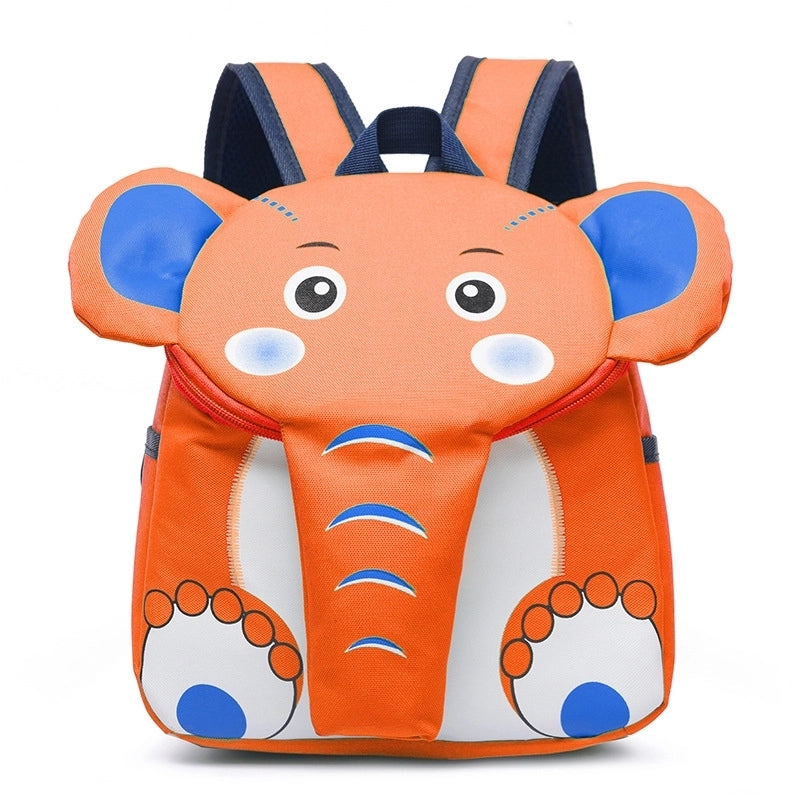 Kid’S Medium Oxford Cloth Animal Cute Square Zipper Fashion Backpack