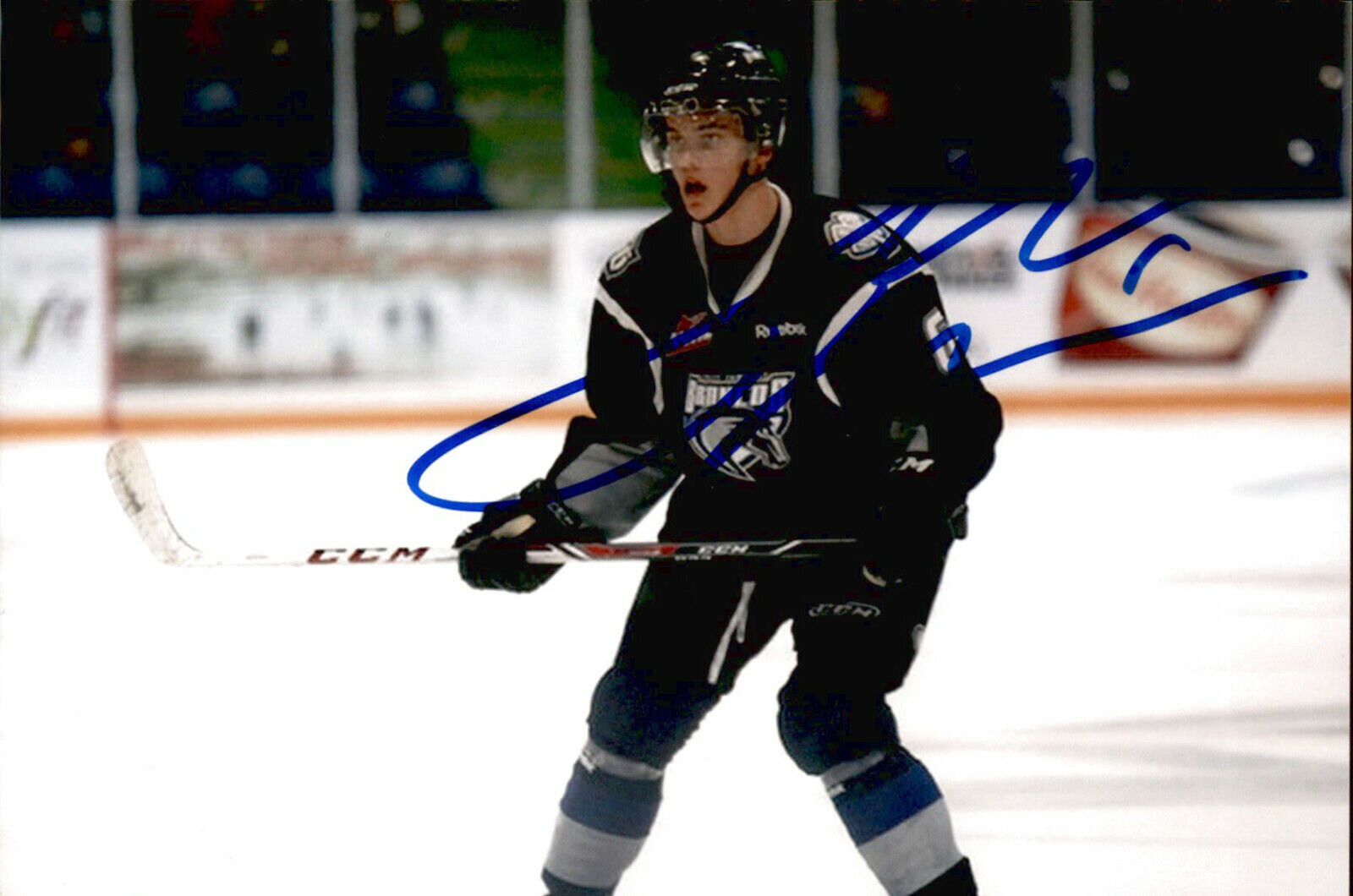 Julius Honka SIGNED 4x6 Photo Poster painting SWIFT CURRENT BRONCOS / DALLAS STARS #2