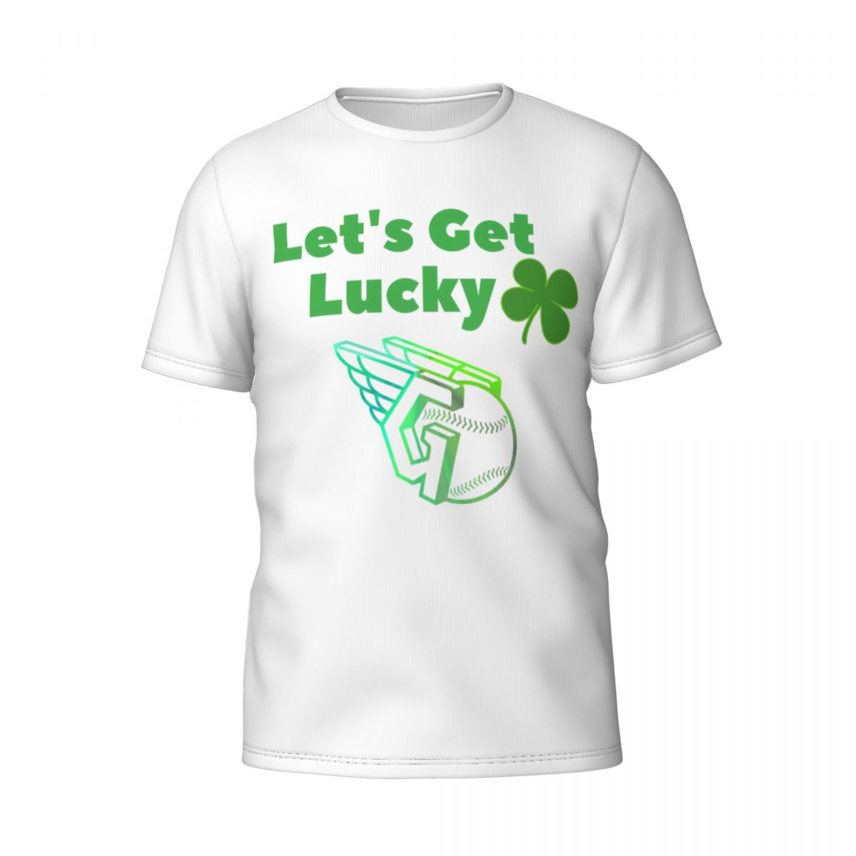 Cleveland Guardians Get Lucky Clover St. Patrick's Day Short-Sleeve Men's T-Shirt