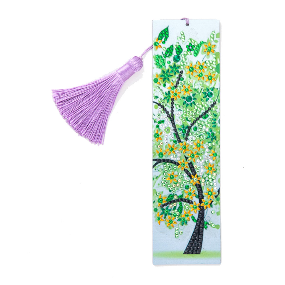 

Diamond Painting Bookmark - Special Shaped Diamond - Tree, 501 Original